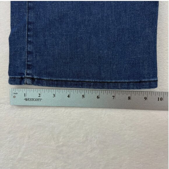 Pilcro Anthropologie Bootcut Jeans‎ Mid Rise Cotton Hemp Boho Hippie Retro Denim - Picture 16 of 16